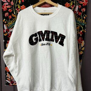 Mythical- Good Mythical Morning (GMM) - White Sweatshirt XL Monogramed